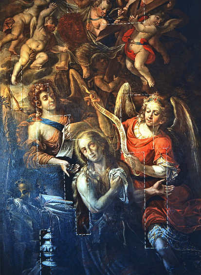 “Sainte Marie-Madeleine consolée par les anges” (XVIIIe)