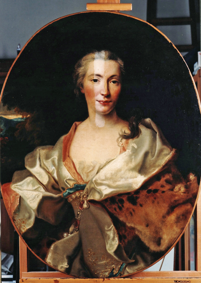 Portrait de dame (début XVIIIe)