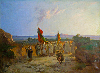 Musiciens dans le désert (1884)